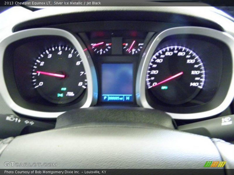 Silver Ice Metallic / Jet Black 2013 Chevrolet Equinox LT