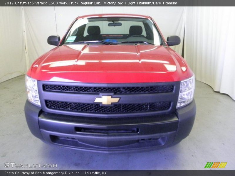 Victory Red / Light Titanium/Dark Titanium 2012 Chevrolet Silverado 1500 Work Truck Regular Cab