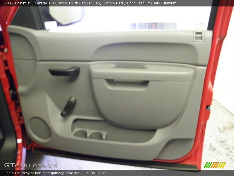 Victory Red / Light Titanium/Dark Titanium 2012 Chevrolet Silverado 1500 Work Truck Regular Cab