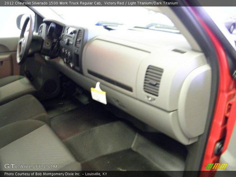 Victory Red / Light Titanium/Dark Titanium 2012 Chevrolet Silverado 1500 Work Truck Regular Cab