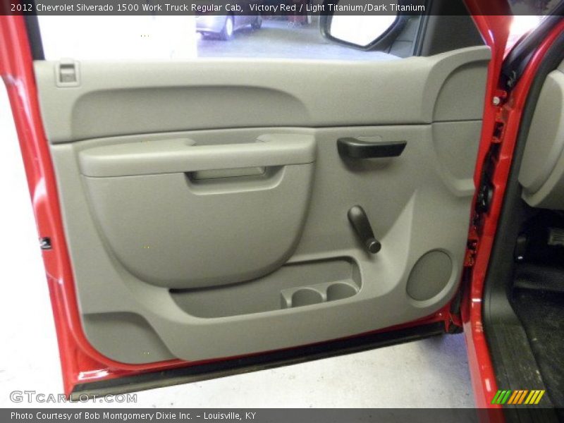 Victory Red / Light Titanium/Dark Titanium 2012 Chevrolet Silverado 1500 Work Truck Regular Cab