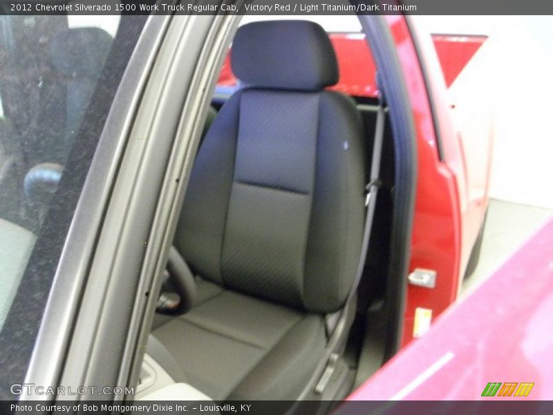 Victory Red / Light Titanium/Dark Titanium 2012 Chevrolet Silverado 1500 Work Truck Regular Cab