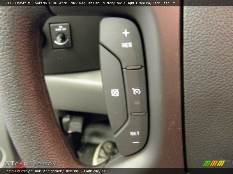 Victory Red / Light Titanium/Dark Titanium 2012 Chevrolet Silverado 1500 Work Truck Regular Cab