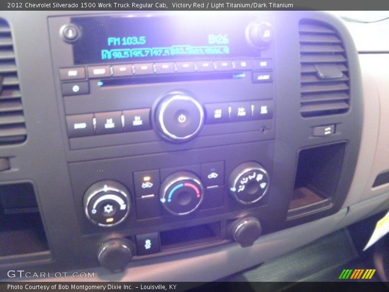 Victory Red / Light Titanium/Dark Titanium 2012 Chevrolet Silverado 1500 Work Truck Regular Cab