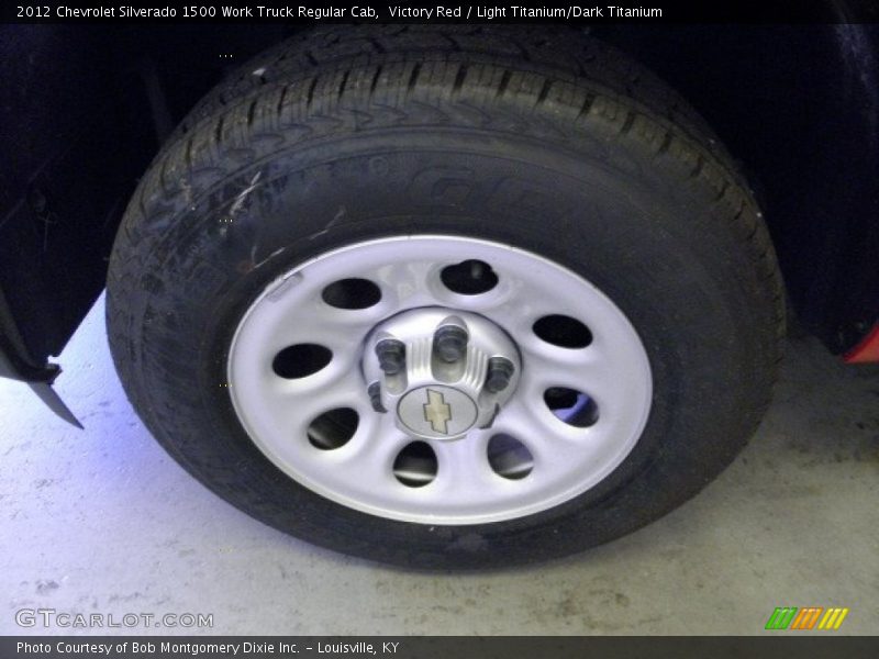 Victory Red / Light Titanium/Dark Titanium 2012 Chevrolet Silverado 1500 Work Truck Regular Cab