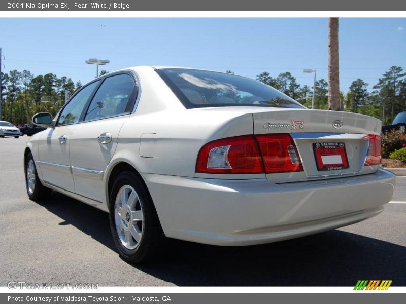 Pearl White / Beige 2004 Kia Optima EX