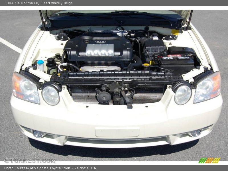 Pearl White / Beige 2004 Kia Optima EX