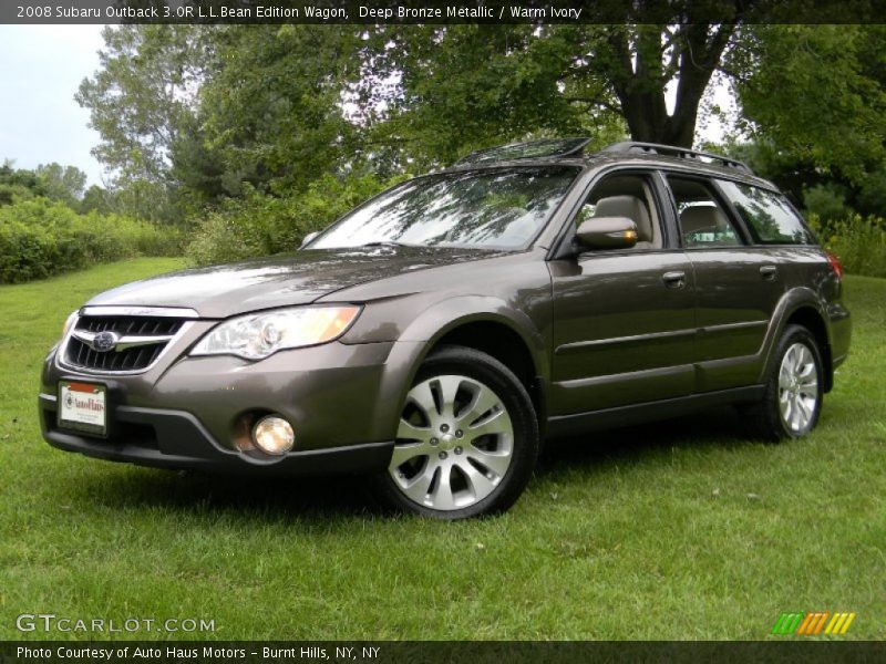 Front 3/4 View of 2008 Outback 3.0R L.L.Bean Edition Wagon