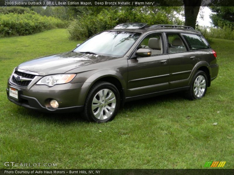 Deep Bronze Metallic / Warm Ivory 2008 Subaru Outback 3.0R L.L.Bean Edition Wagon