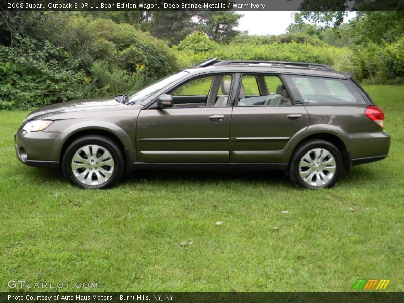 Deep Bronze Metallic / Warm Ivory 2008 Subaru Outback 3.0R L.L.Bean Edition Wagon