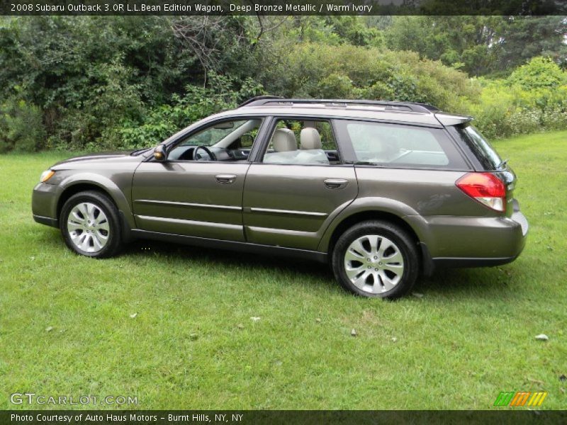 Deep Bronze Metallic / Warm Ivory 2008 Subaru Outback 3.0R L.L.Bean Edition Wagon