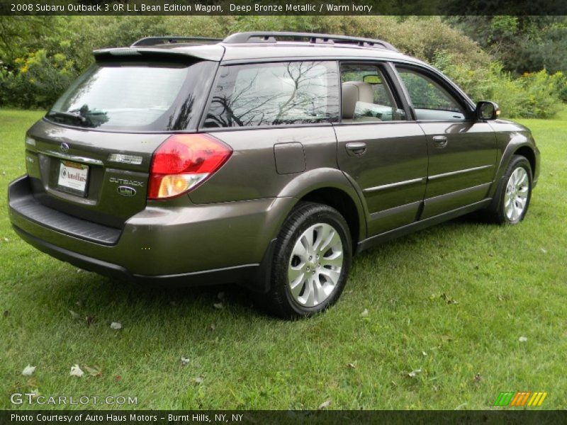 Deep Bronze Metallic / Warm Ivory 2008 Subaru Outback 3.0R L.L.Bean Edition Wagon