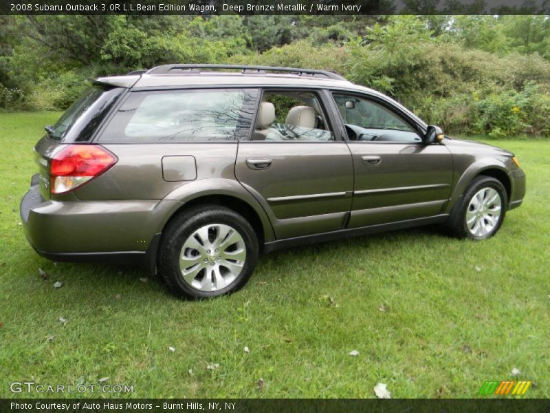 Deep Bronze Metallic / Warm Ivory 2008 Subaru Outback 3.0R L.L.Bean Edition Wagon