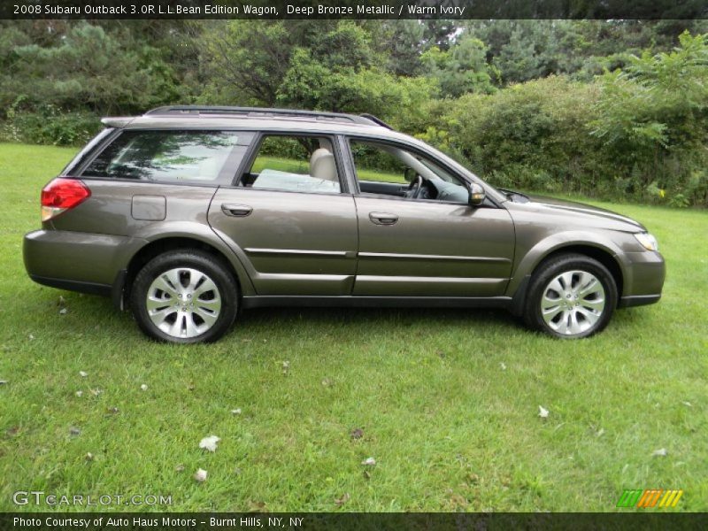 Deep Bronze Metallic / Warm Ivory 2008 Subaru Outback 3.0R L.L.Bean Edition Wagon