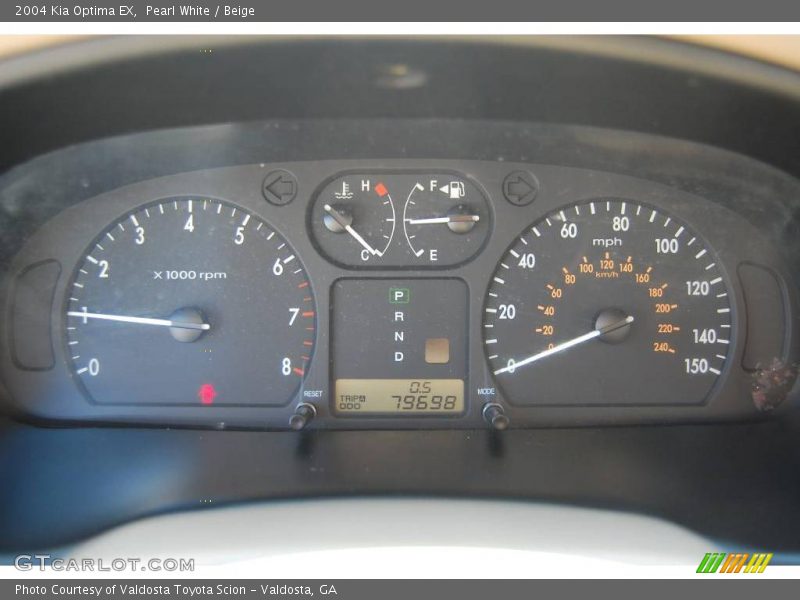 Pearl White / Beige 2004 Kia Optima EX
