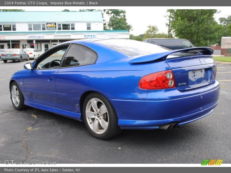 Impulse Blue Metallic / Black 2004 Pontiac GTO Coupe