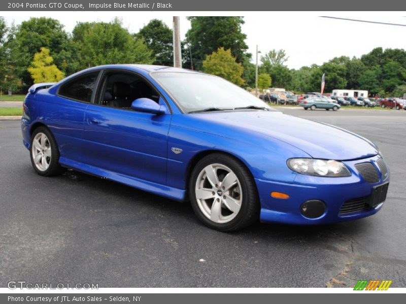 Impulse Blue Metallic / Black 2004 Pontiac GTO Coupe