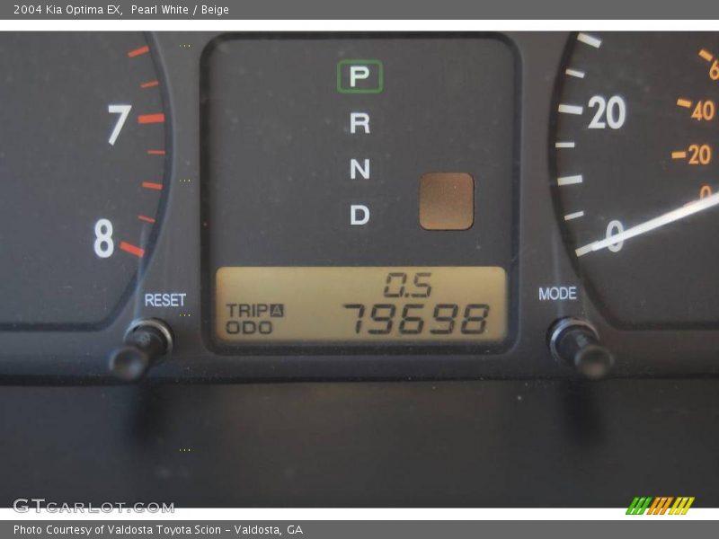 Pearl White / Beige 2004 Kia Optima EX