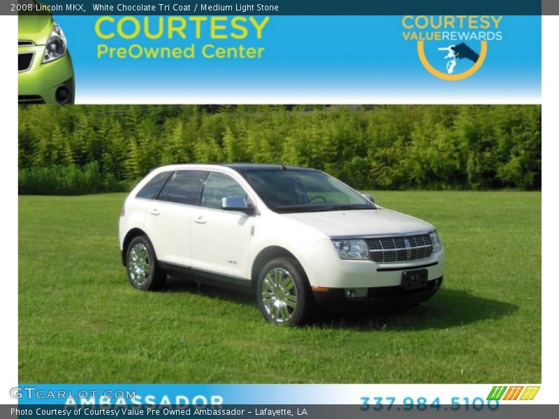 White Chocolate Tri Coat / Medium Light Stone 2008 Lincoln MKX