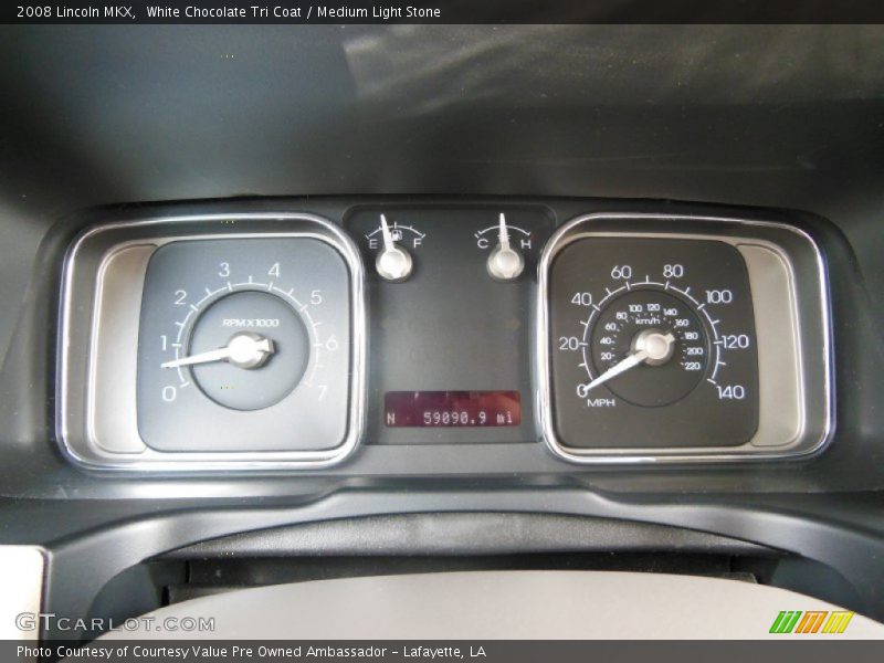 White Chocolate Tri Coat / Medium Light Stone 2008 Lincoln MKX