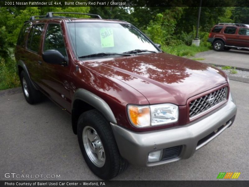 Burnt Cherry Red Pearl / Charcoal 2001 Nissan Pathfinder LE 4x4