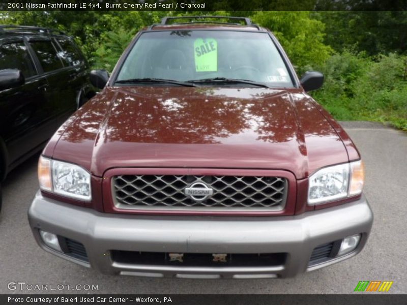 Burnt Cherry Red Pearl / Charcoal 2001 Nissan Pathfinder LE 4x4