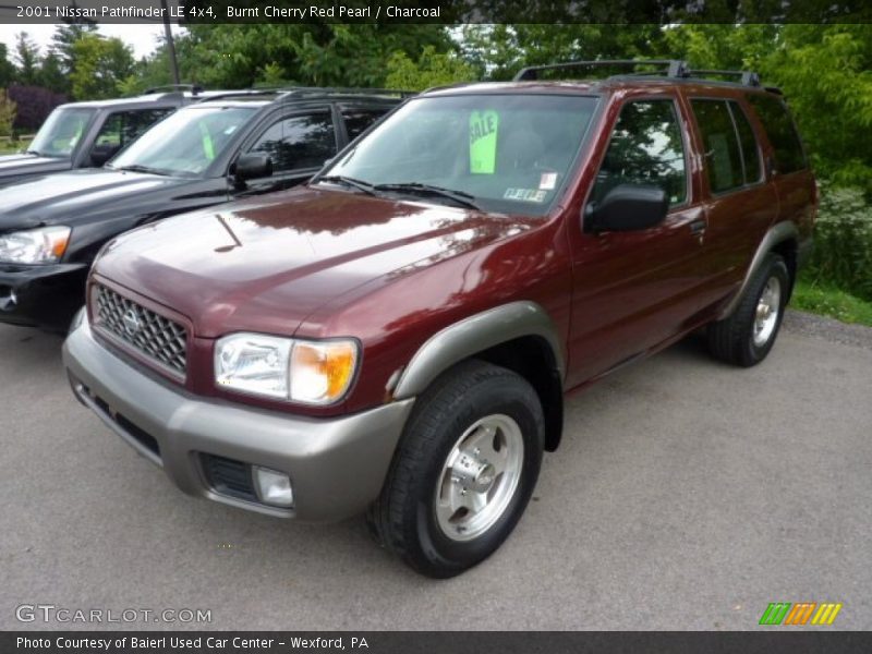 Burnt Cherry Red Pearl / Charcoal 2001 Nissan Pathfinder LE 4x4