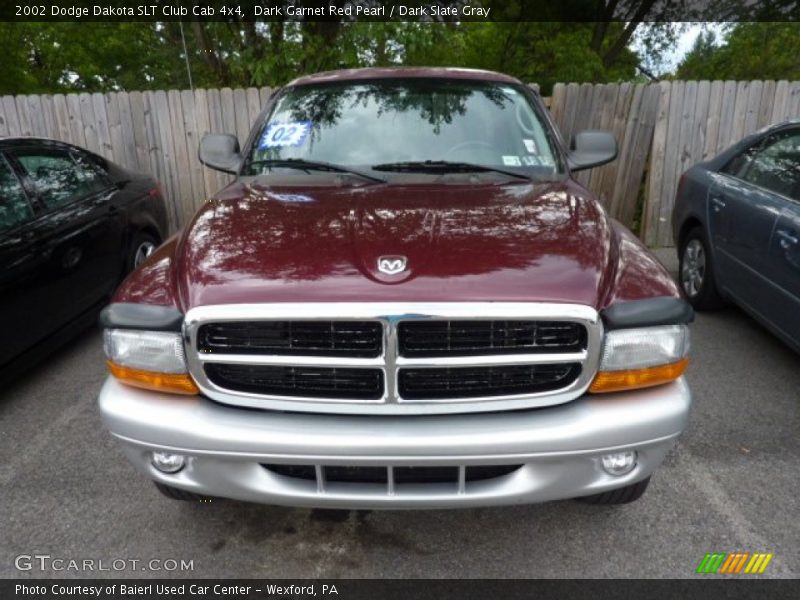  2002 Dakota SLT Club Cab 4x4 Dark Garnet Red Pearl