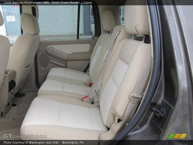 Stone Green Metallic / Camel 2008 Mercury Mountaineer AWD
