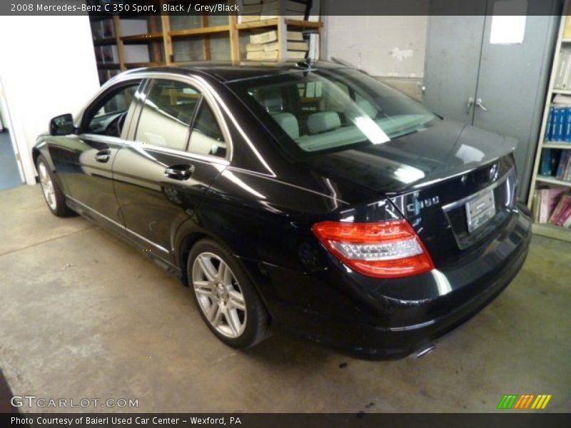 Black / Grey/Black 2008 Mercedes-Benz C 350 Sport