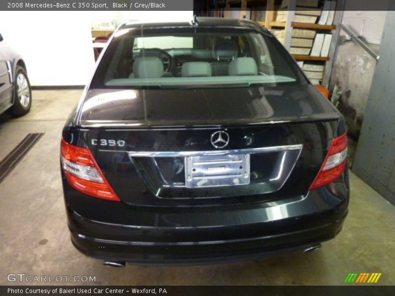Black / Grey/Black 2008 Mercedes-Benz C 350 Sport