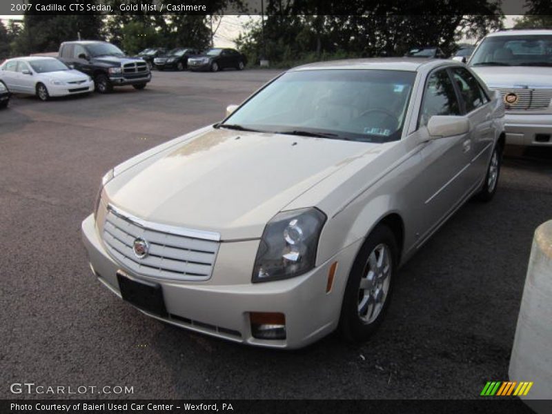 Gold Mist / Cashmere 2007 Cadillac CTS Sedan