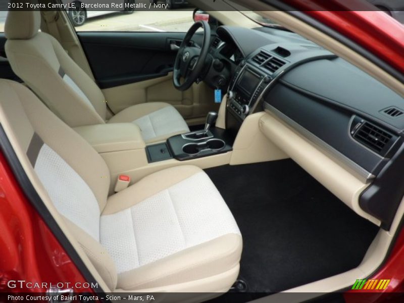 Barcelona Red Metallic / Ivory 2012 Toyota Camry LE