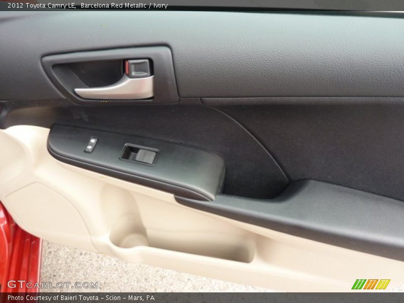 Barcelona Red Metallic / Ivory 2012 Toyota Camry LE