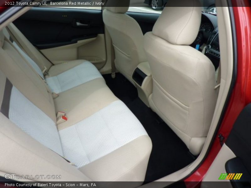 Barcelona Red Metallic / Ivory 2012 Toyota Camry LE