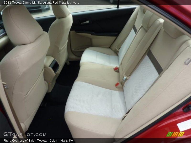 Barcelona Red Metallic / Ivory 2012 Toyota Camry LE