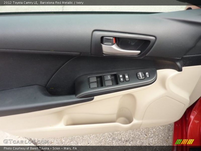Barcelona Red Metallic / Ivory 2012 Toyota Camry LE