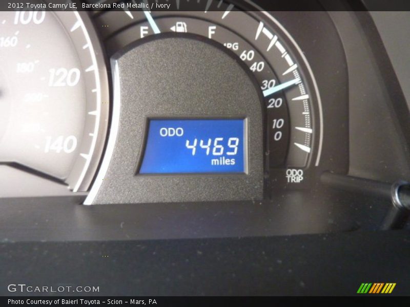 Barcelona Red Metallic / Ivory 2012 Toyota Camry LE