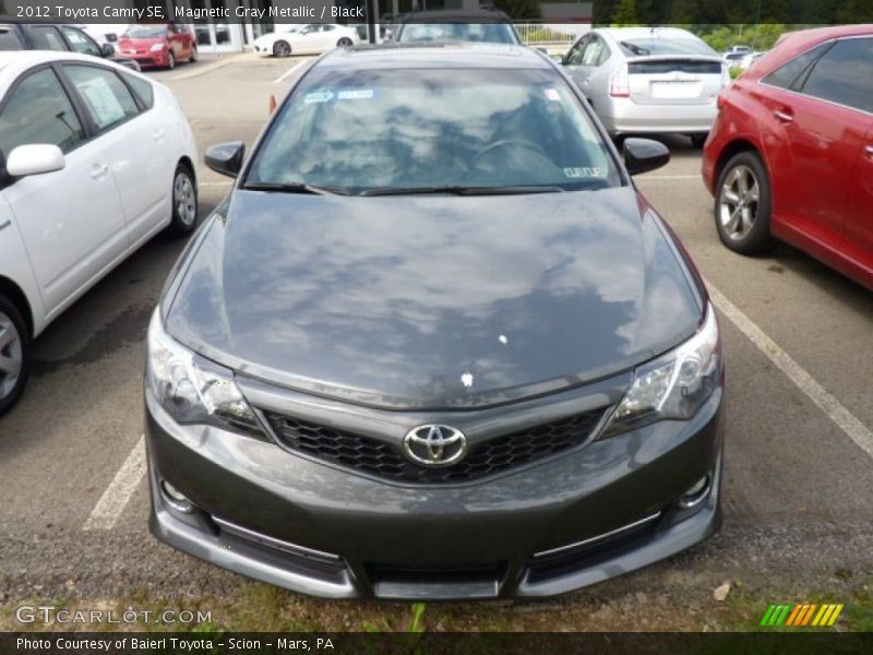 Magnetic Gray Metallic / Black 2012 Toyota Camry SE