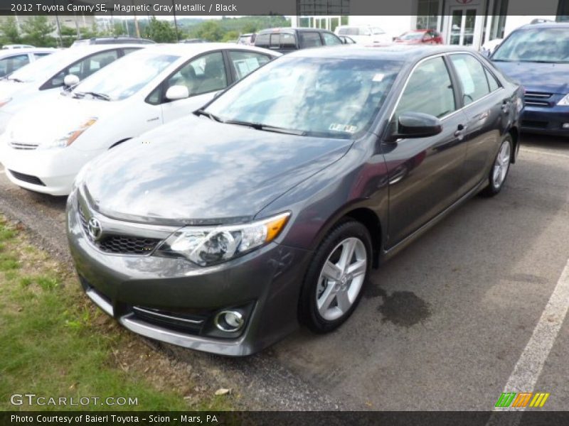 Magnetic Gray Metallic / Black 2012 Toyota Camry SE