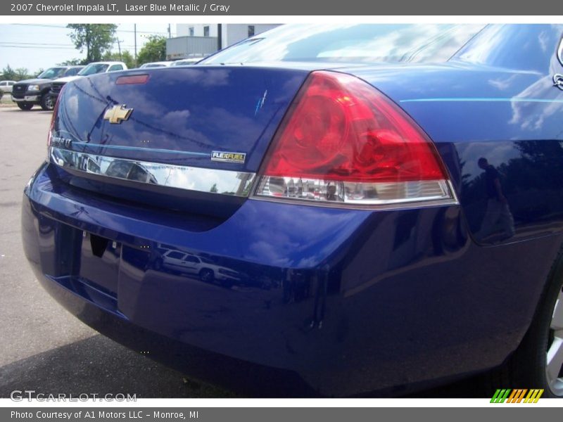 Laser Blue Metallic / Gray 2007 Chevrolet Impala LT