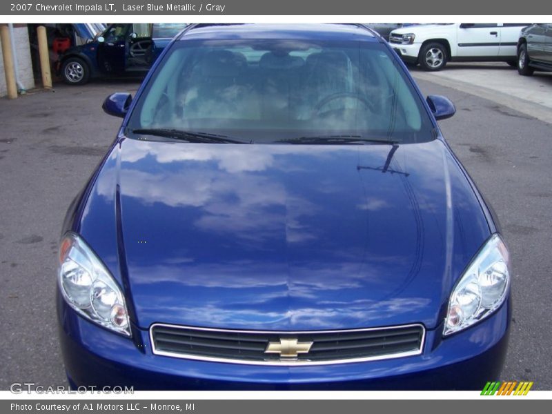 Laser Blue Metallic / Gray 2007 Chevrolet Impala LT