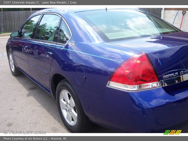 Laser Blue Metallic / Gray 2007 Chevrolet Impala LT