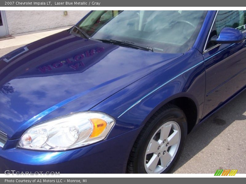 Laser Blue Metallic / Gray 2007 Chevrolet Impala LT