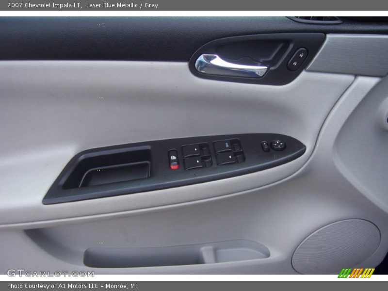 Laser Blue Metallic / Gray 2007 Chevrolet Impala LT
