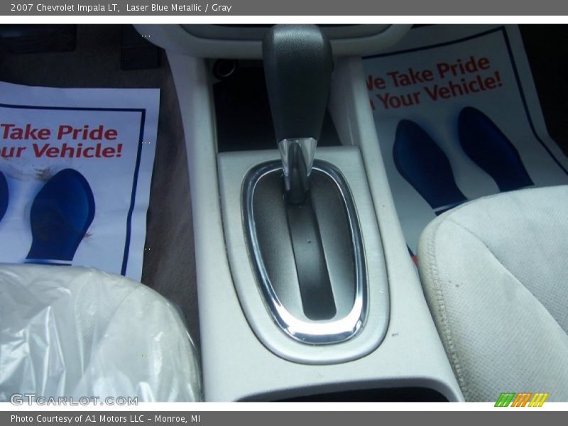 Laser Blue Metallic / Gray 2007 Chevrolet Impala LT