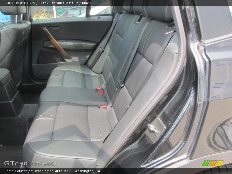 Black Sapphire Metallic / Black 2004 BMW X3 2.5i