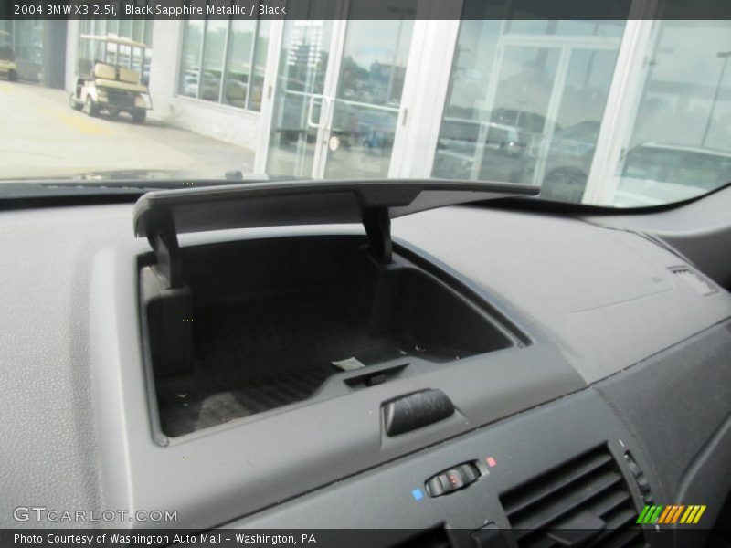 Black Sapphire Metallic / Black 2004 BMW X3 2.5i