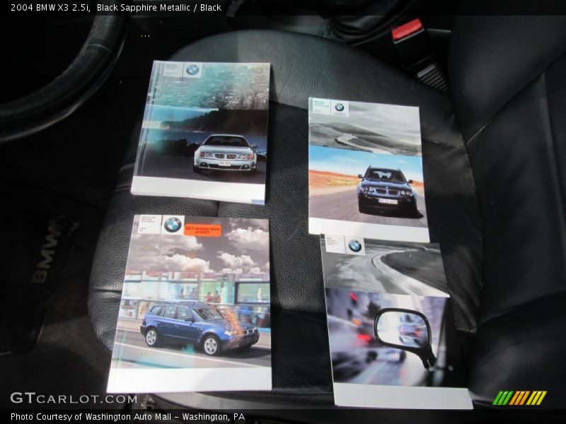 Black Sapphire Metallic / Black 2004 BMW X3 2.5i