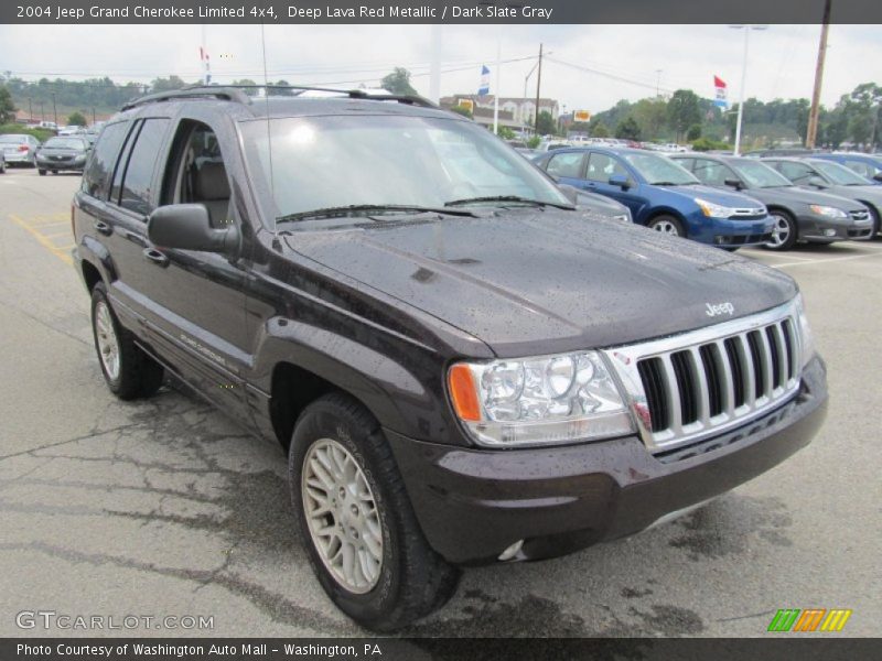 Deep Lava Red Metallic / Dark Slate Gray 2004 Jeep Grand Cherokee Limited 4x4